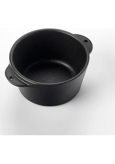 Lava Döküm Yuvarlak Sufle / Sos Kabı. Çap(Ø)8cm.