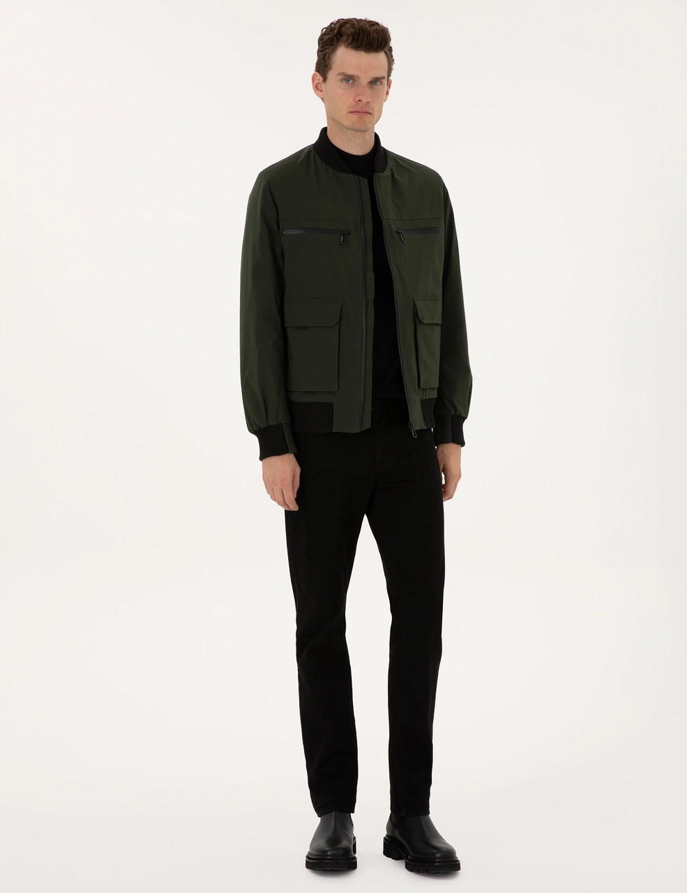 Pierre Cardin Erkek Koyu Haki Mont 50314099-vr111