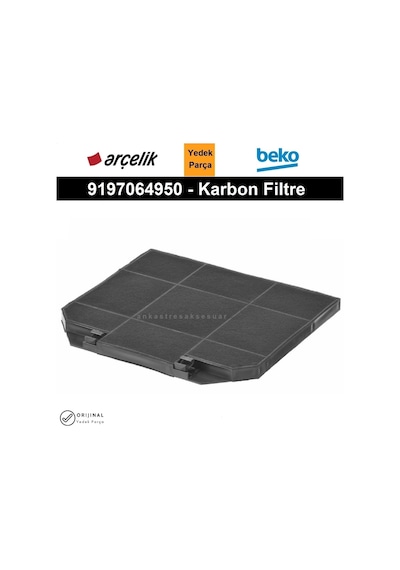 Arçelik Uyumlu P 35 Ima (8992061100) Davlumbaz Karbon Filtre 9197064950 - 454059321
