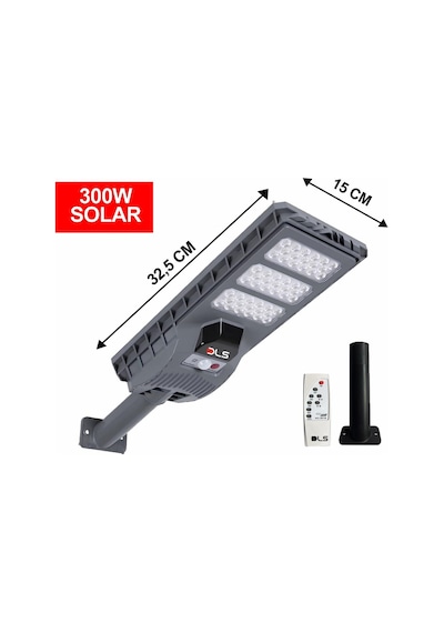 300w Güneş Enerjili Solar Bahçe Çevre Lambası Dls 66710501