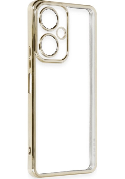 Vivo Y27 Kılıf Razer Lensli Silikon - Gold -
