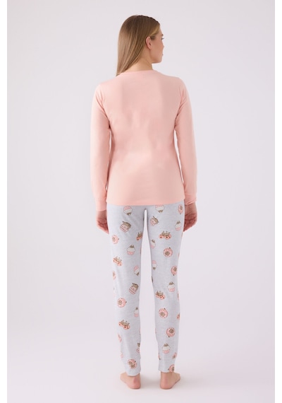 Rolypoly Kadın Turuncu Pijama Takımı Turuncu