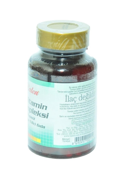 Balen B Vitamini Kompleksi Kapsül Gıda Takviyesi 425 MG 60kapsül