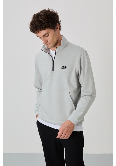 Tommy Life Herbert Taş - Siyah Dik Yaka Eşofman Takım - 85233 Taş Rengi Taş