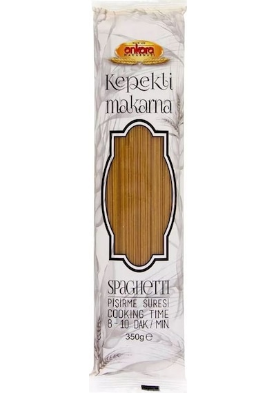 Nuh'un Ankara Makarnası Kepekli Spagetti Makarna 20 x 350 G