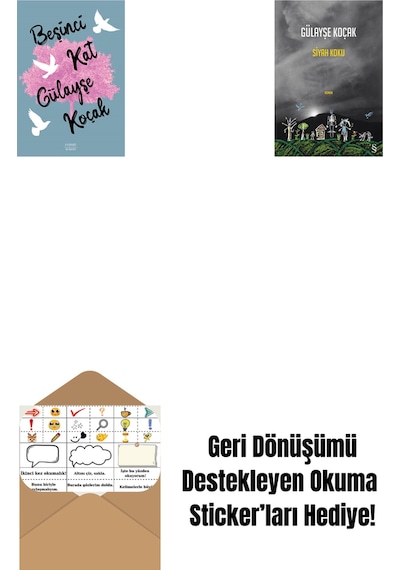 Beşinci Kat + Siyah Koku + Okuma Sticker'ları