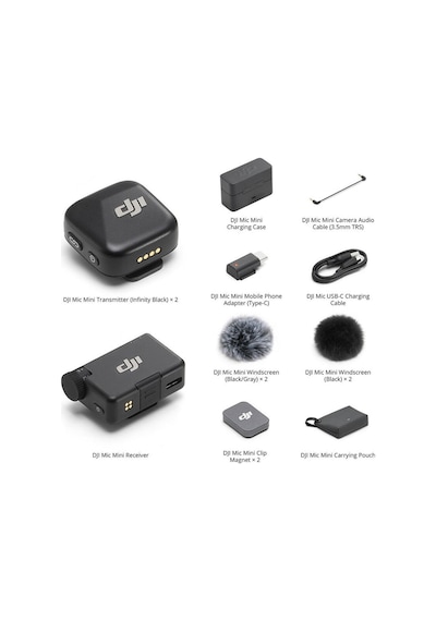 Djı Mic Mini 2 Kişilik Kablosuz Yaka Mikrofonu