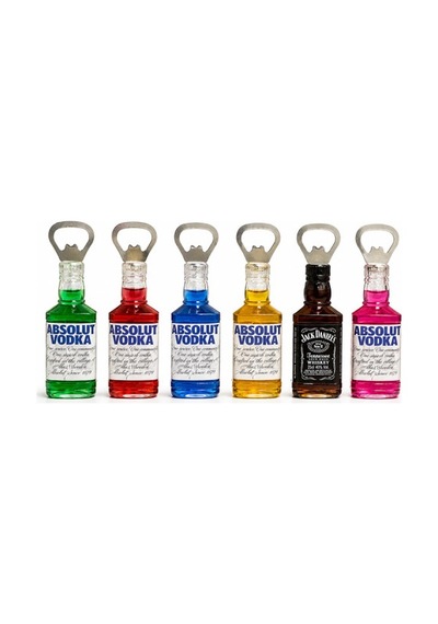 Zensaas41 İkonik İçki Şişesi Tasarımlı Magnetli Şişe Açacağı Zensaa56
