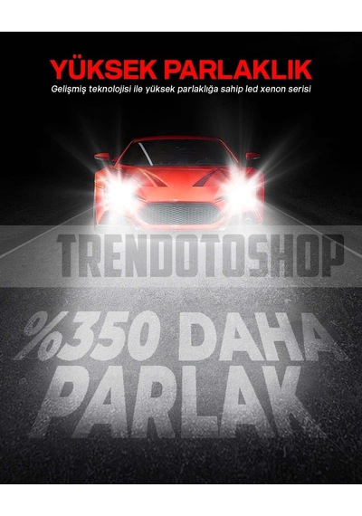 Vision Plus Gia H4 Csp Led Xenon Far Ampulü 64w 7200 Lm 11042
