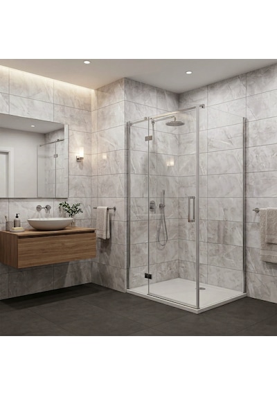 30x60 Cm Kendinden Yapışkanlı Duvar,banyo,tezgah Arası Kaplama Açık Gri 902-30-6