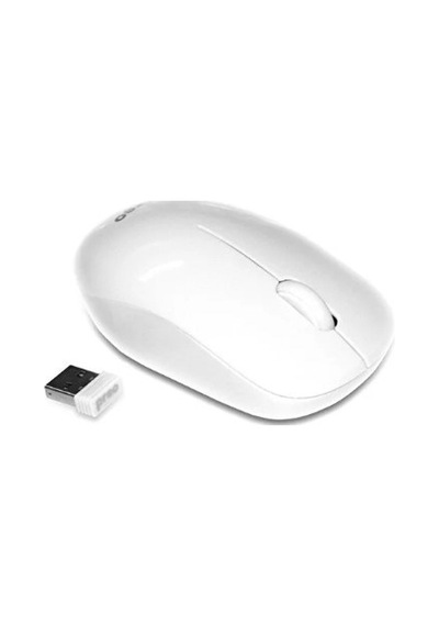 Preo M19B Ergonomik Pastel Piano White  Kablosuz Sessiz Mouse Bey