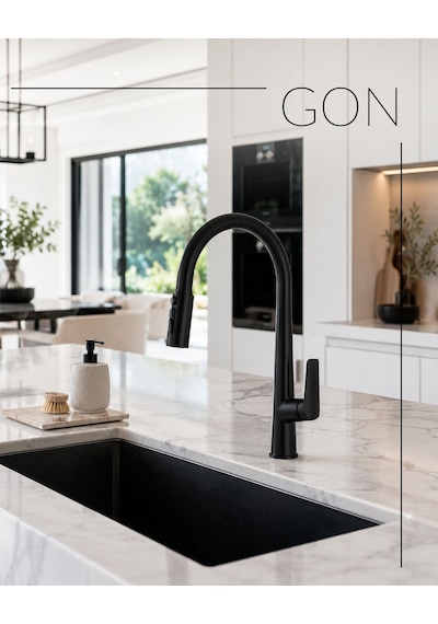 Gon Black Spiralli Arıtma Çıkışlı Evye Bataryası Acar 05.01.391 Çok Renkli