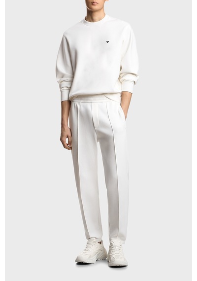 Emporio Armani Erkek Sweat Em004533 Af10013 U0003 Beyaz Beyaz
