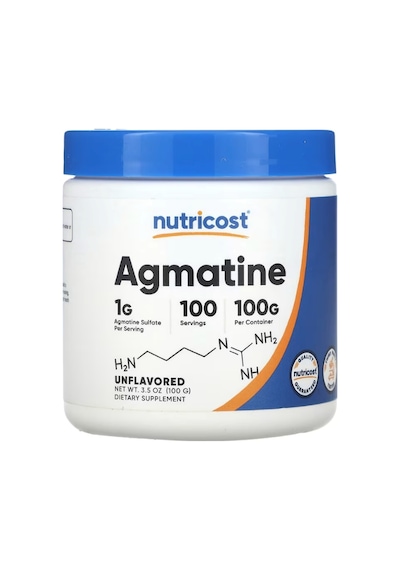 Nutricost, Agmatine, Unflavored, 3.5 Oz 100 G Usa.3933