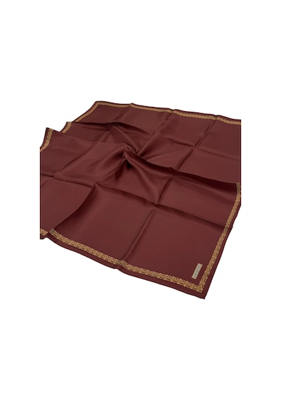 Armine İpek Eşarp 2025 Kış - 9260-81 Bordo Twill Bordo