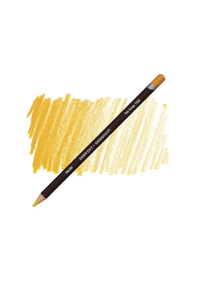 Derwent Coloursoft Pencil Yumuşak Kuruboya Kalemi C060 Pale Orange
