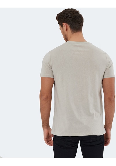 Slazenger KAURI IN Erkek Tişört Taş Gri