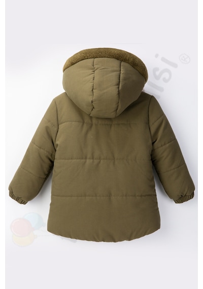 Bebek Vadisi Atkılı İçi Peluş Kürklü Cepli Kapitone Kalın Kapüşonlu Kar Kışlık Şişme Erkek Bebek Mont Çocuk Kaban Haki Bebek Vadisi Atkılı İçi Peluş Kürklü Cepli Kapitone Kalın Kapüşonlu Kar Kışlık Şişme Erkek Bebek Mont Çocuk Kaban Haki