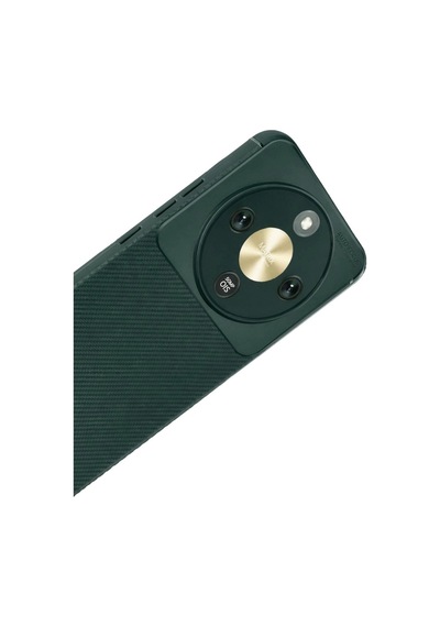 Huawei Honor Magic 8 Lite Auto Focus Karbon Kapak - Koyu Yeşil Düz Renkli