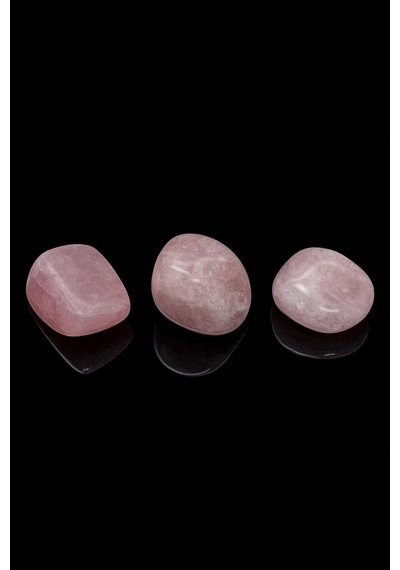 Pembe Kuvars Taşı 3 Adetli