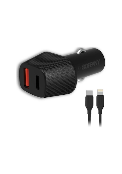 38w Araç Şarj Seti Usb-c To Lightning + Kablo