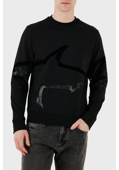Paul & Shark Erkek Sweat 13311849 011 Siyah