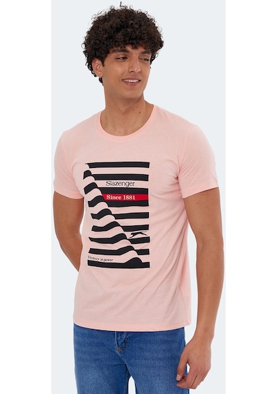 Slazenger KATELL IN Erkek Tişört Somon