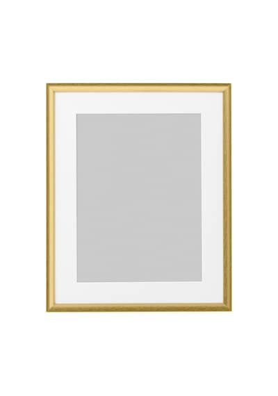Ikea Sılverhojden Dekoratif Fotoğraf Çerçevesi 40 X 50 Cm Altın
