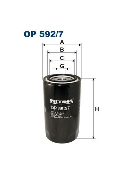 Fıltron Yağ Filtresi Iveco Daıly Iıı-ıv 04 11 3.0 F1c Op 592/7 500038752 500040983 2995561