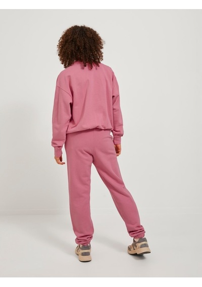 Jjxx Sıfır Yaka Rahat Kesim Pembe Kadın Sweatshirt 12244363 001