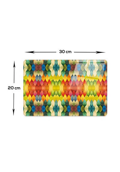 Cam Kesme Tahtası -cam Kesme Tablası Renk Cümbüşü 20cm X 30cm