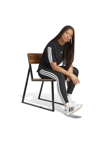 Adidas Kadın Tayt 3 Stripes Sj Siyah