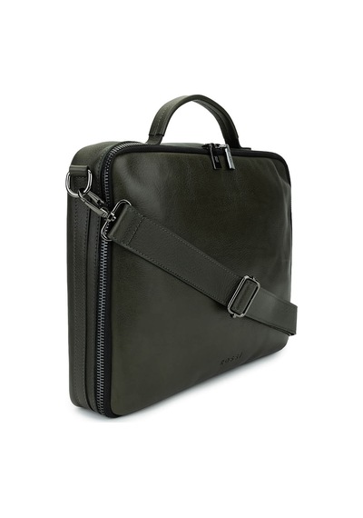 Bruno Shoes Bruno Rossi Bag Erkek Hakiki Deri Yeşil Evrak Çantası 1048 330 Erk Canta Sk24-25 Verde Yeşil