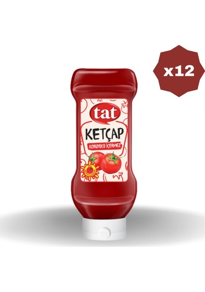 Ketçap Tatlı 630 Gr - 12 Adet