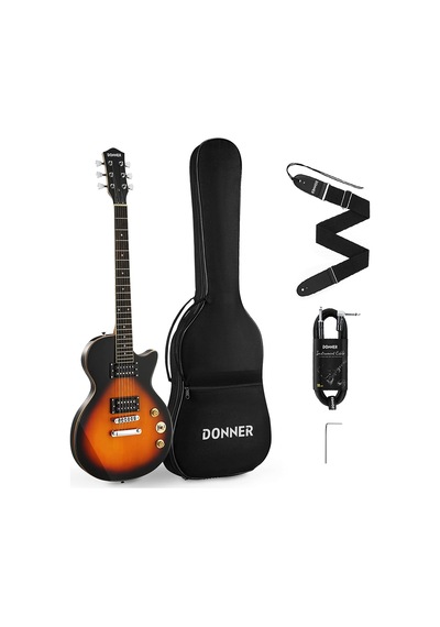 Donner DLP-124S LP Elektro Gitar Paketi (Sunburst)