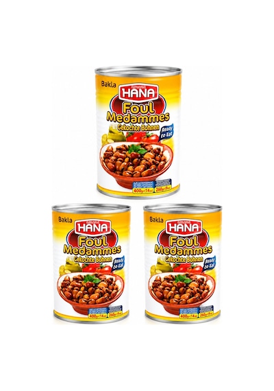Bakla Konservesi 400gr X 3 Adet
