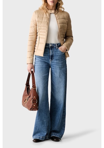 Guess New Vona Regular Fit Dik Yaka Şişme Mont W6yl16w2891 Kadın Mont W6yl16 W2891 C1c2 Bej