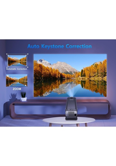 Magcubic Hy320 Mini Projektör, 4k Ve 1080p Destekli, Wifi İle Ekran Yansıtma, Android, Taşınabilir Led Ev Sineması