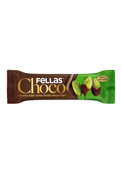 Çikolata Kaplı Meyve Bar Antep Fıstıklı 35gr