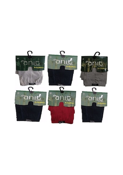 Anıt 1273 Erkek Bambu Boxer Çok Renkli 6'lı Paket Çok Renkli