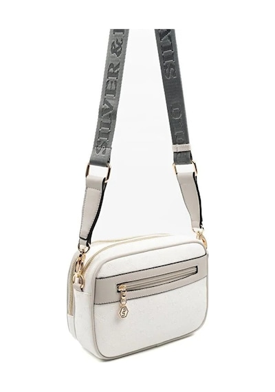 Silver & Polo Silver Polo Kadın Çapraz Çanta Sp1162-m46 Beyaz-açık Gri