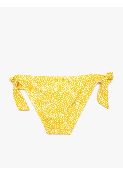 Koton Normal Bel Desenli Bikini Altı Sarı Desenli 0yak88922bm