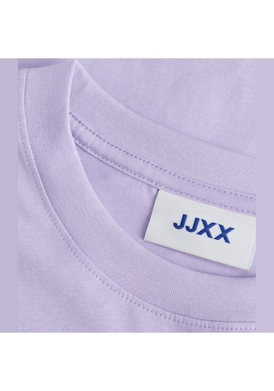 Jack & Jones Kadin Bol Kalip Kisa Kollu Tisört - Andrea - 12270673 Purple Rose