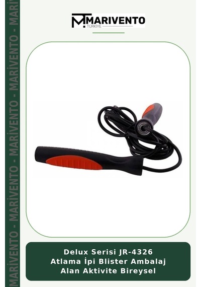 Delux Serisi Jr-4326 Atlama İpi Blister Ambalaj Alan Aktivite Bireysel