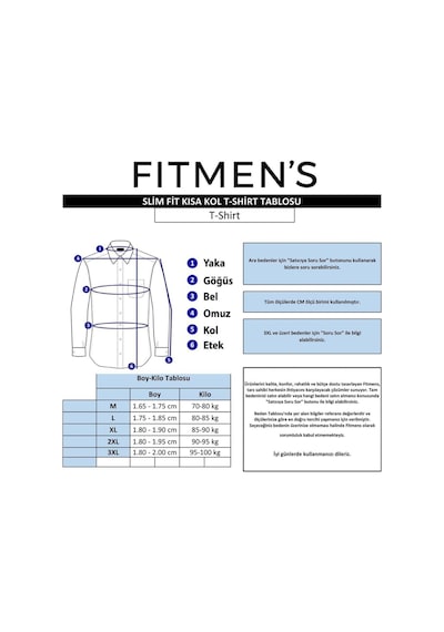 Slim Fit Kısa Kol Nakışlı %100 Pamuklu T-shirt Fs-003011 - Siyah-2176