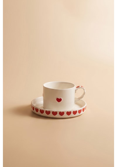 Karaca Sweetheart Çay Fincan Takımı 195 Ml Beyaz