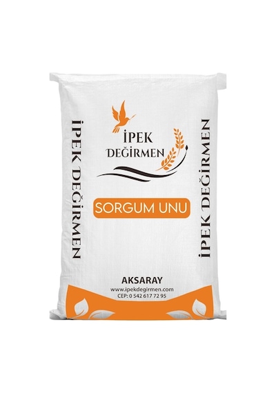 İpek Değirmen Sorgum Unu 5 kg Glutensiz Yerli Taze Doğal Ketojenik Ve Vegan Ekonomik Büyük Boy