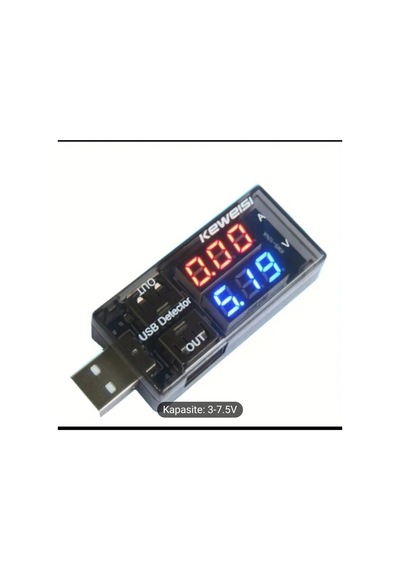 Shenzhen Usb Şarj Cihazı Doktoru Akım Gerilim Şarj Dedektörü Pil Voltmetre Ampermetre Multimetre