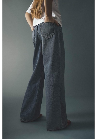 Defacto Straıght Wıde Geniş Paça Jean Pantolon Kız Çocuk G4654a826smnm28 Mavi-nm28