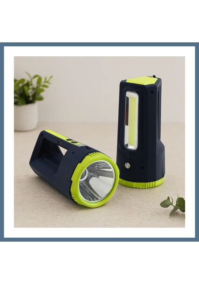 Buradabulabilirsin 2in1 30w/10w Cob Led Usb & Oto Şarjlı El Feneri Projektör Bbz